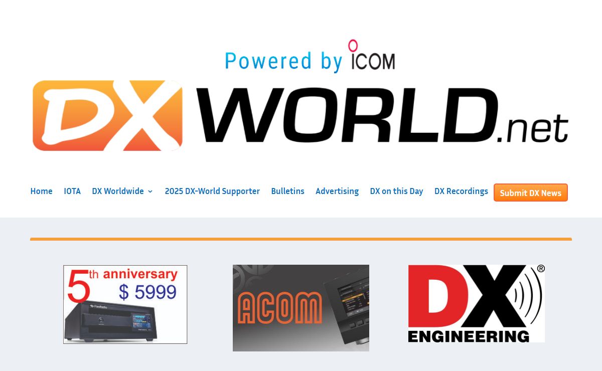 DX-World | The World’s Biggest and Best DX News Service for DXers and IOTA enthusiasts