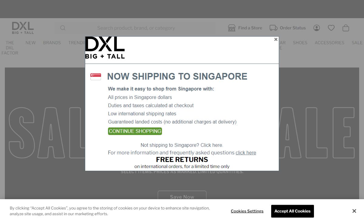 DXL - Shop for Big & Tall Men's Clothing & Accessories