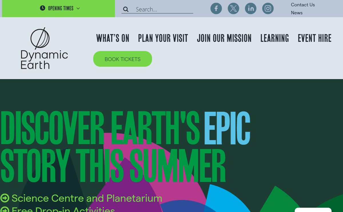 Dynamic Earth | Edinburgh’s world-class science centre and planetarium | Dynamic Earth
