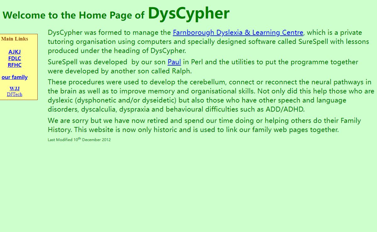 DysCypher Ltd - Management of FDLC