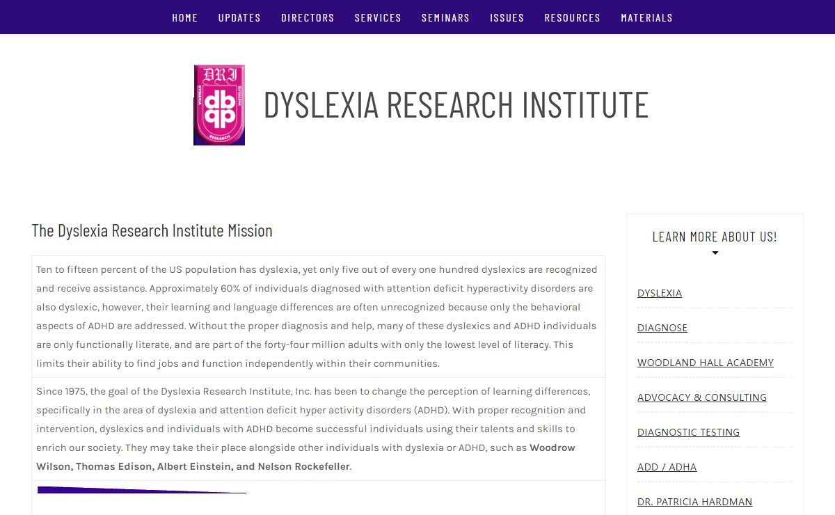 Dyslexia Research Institute