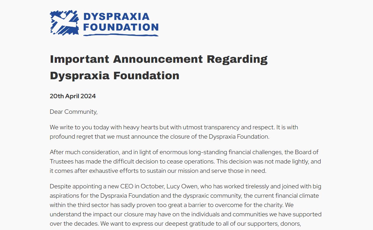 Dyspraxia Foundation