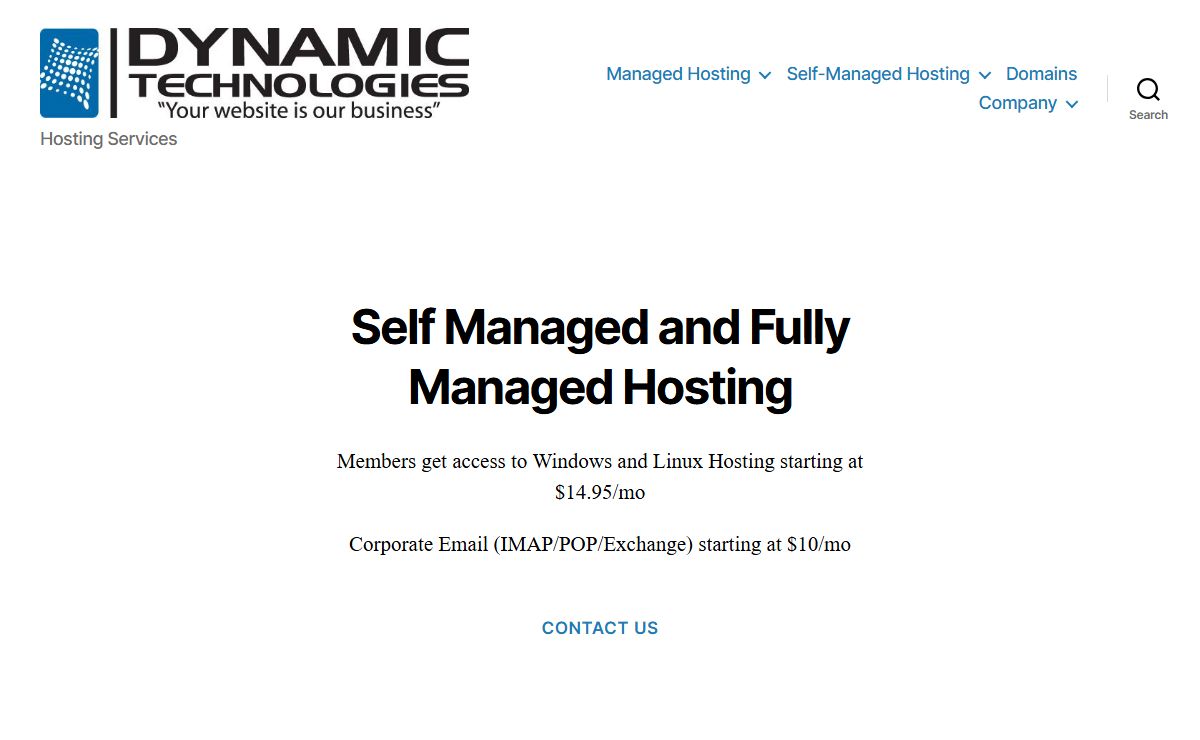 Website and Email Hosting | Dynamic Technologies – Hosting Services