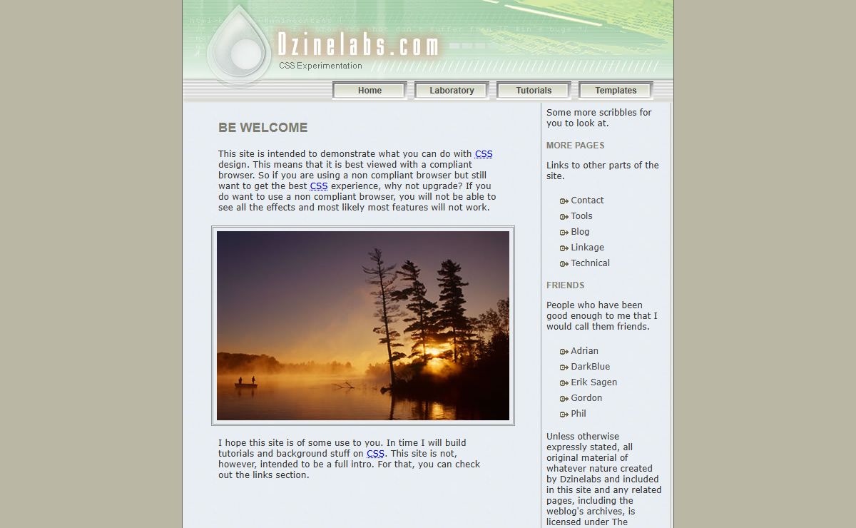 Experimental Css design