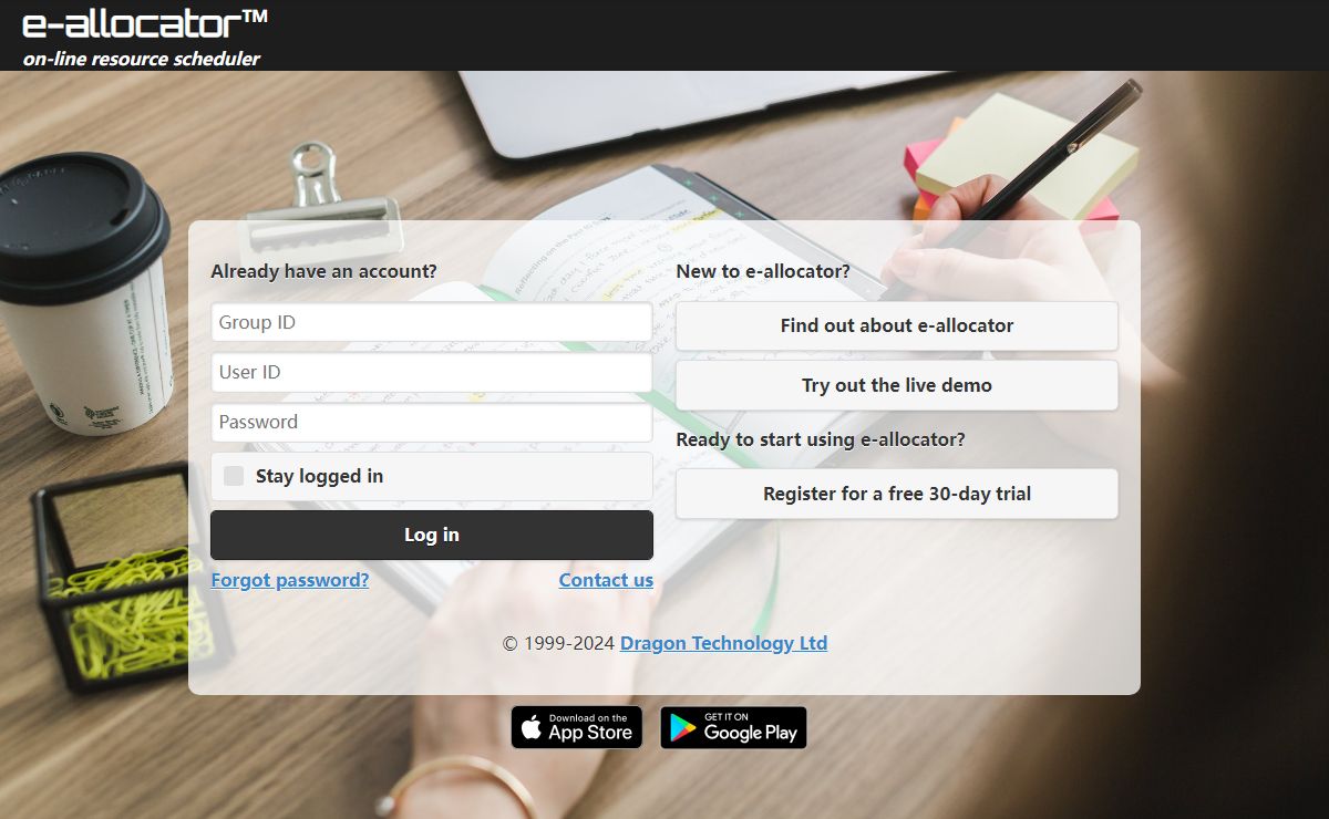 e-allocator™ on-line resource scheduler