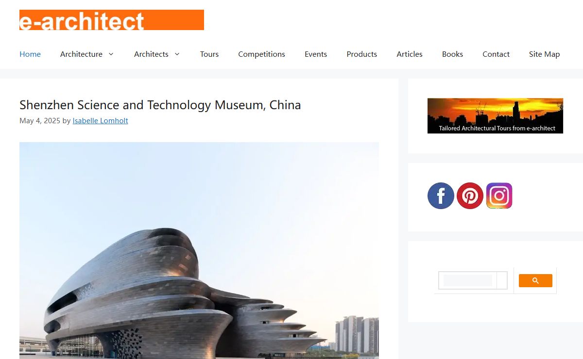e-architect - architecture news, buildings designs