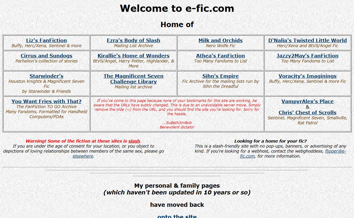 Welcome to e-fic.com