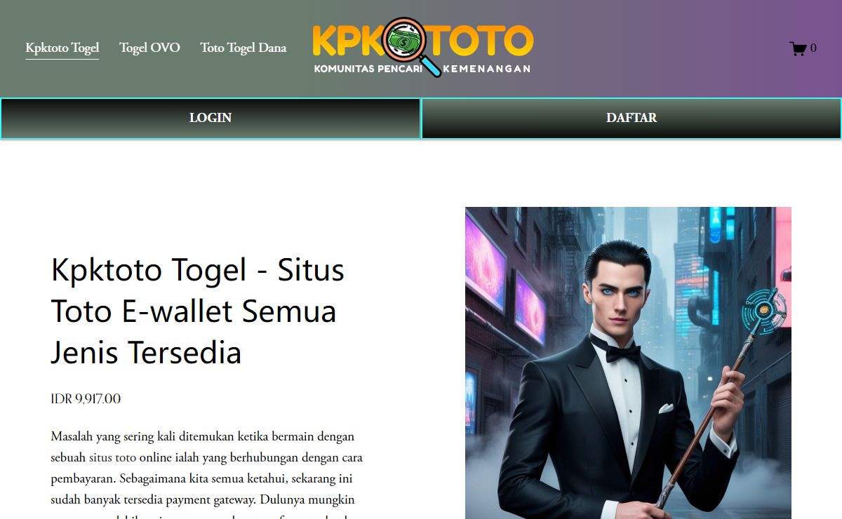 Kpktoto Togel - Situs Toto E-wallet Semua Jenis Tersedia