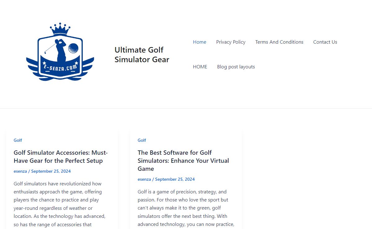 Ultimate Golf Simulator Gear