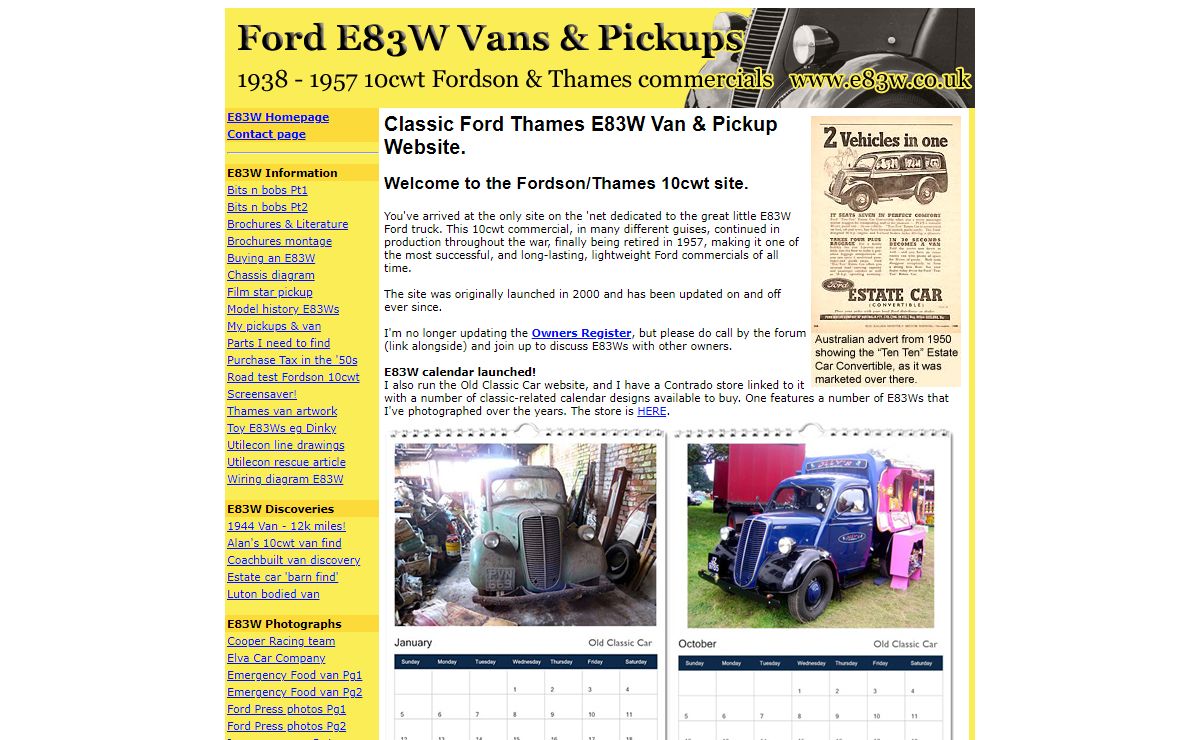 E83W | Fordson & Ford Thames 10cwt van