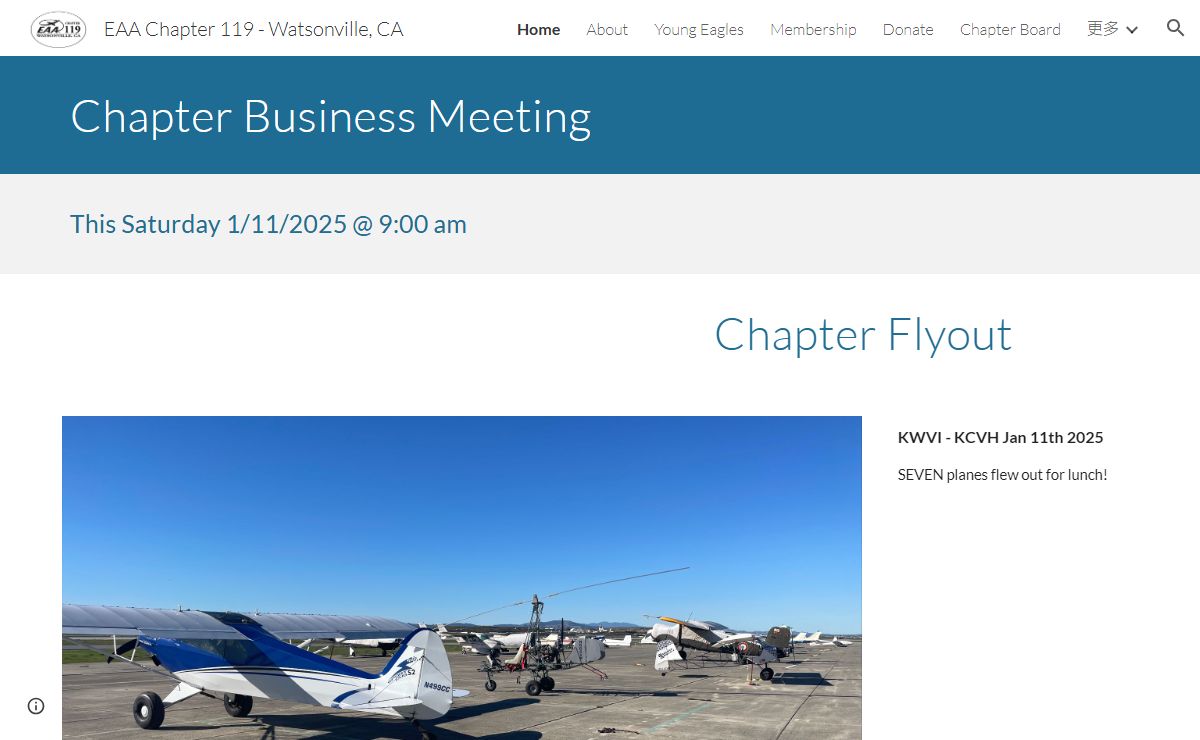 EAA Chapter 119 - Watsonville, CA