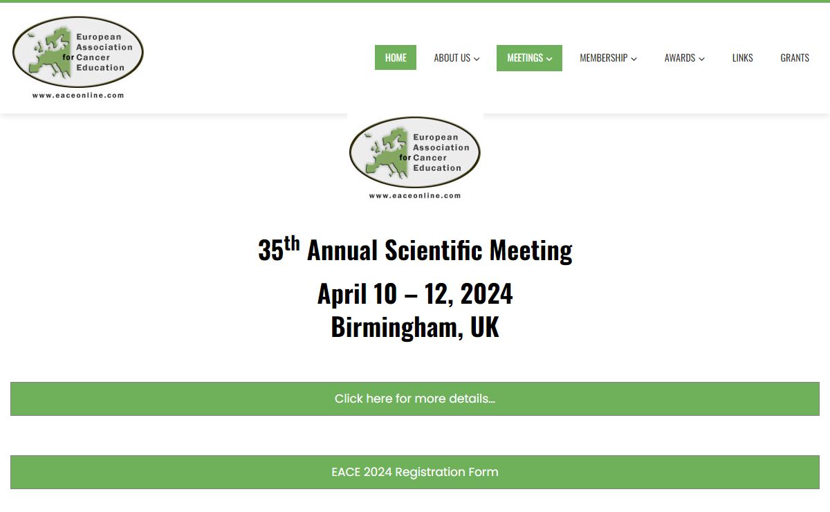 European Association for Cancer Education | EACE