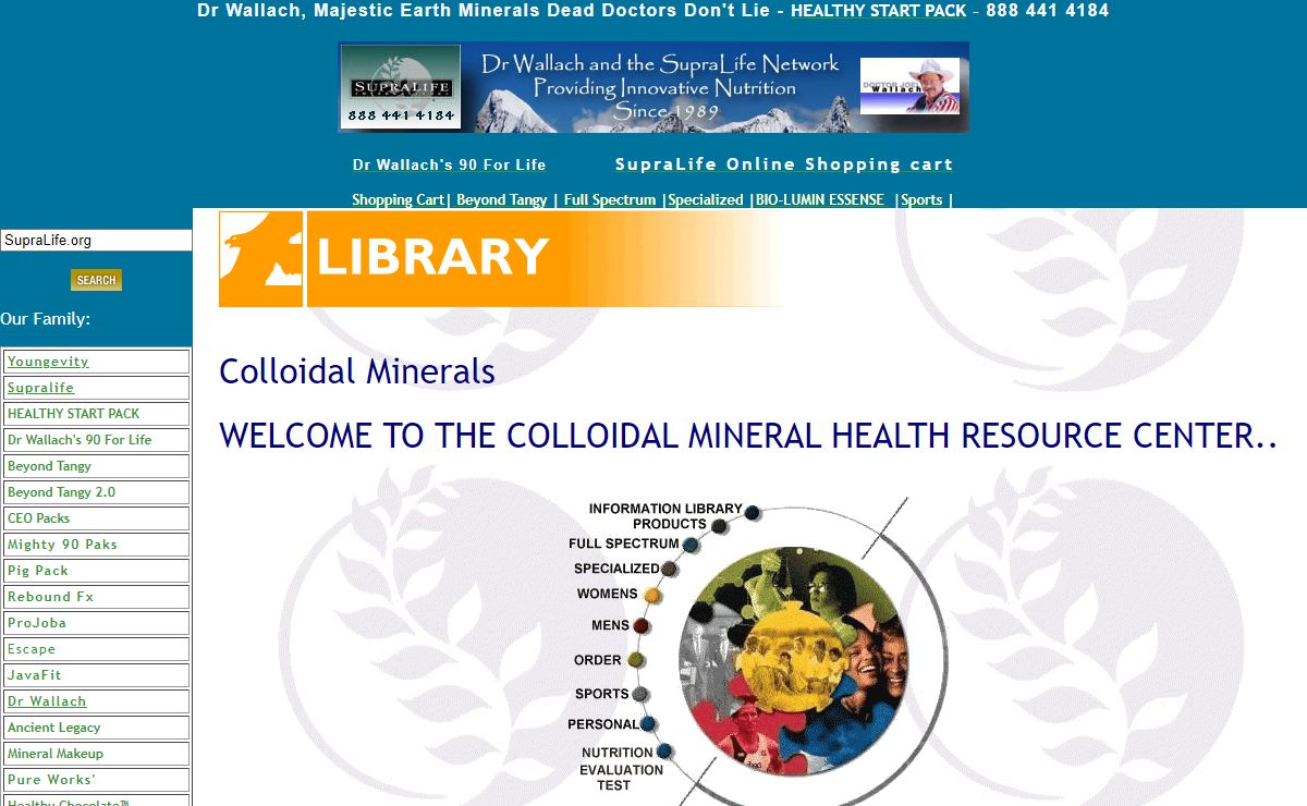 Dr Wallach Colloidal Minerals Soaring Eagle Colloidal Minerals-