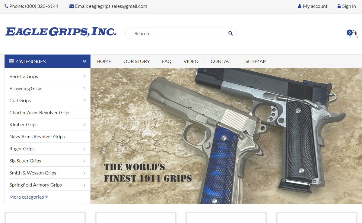 Eagle Grips Home