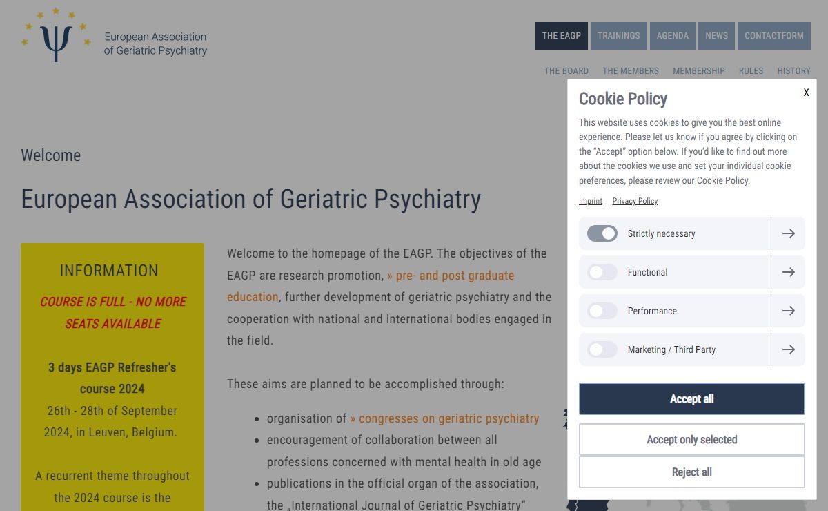 Welcome - European Association of Geriatric Psychiatry