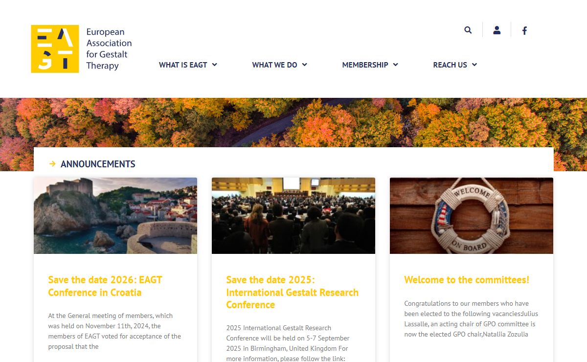 EAGT – European Association for Gestalt Therapy