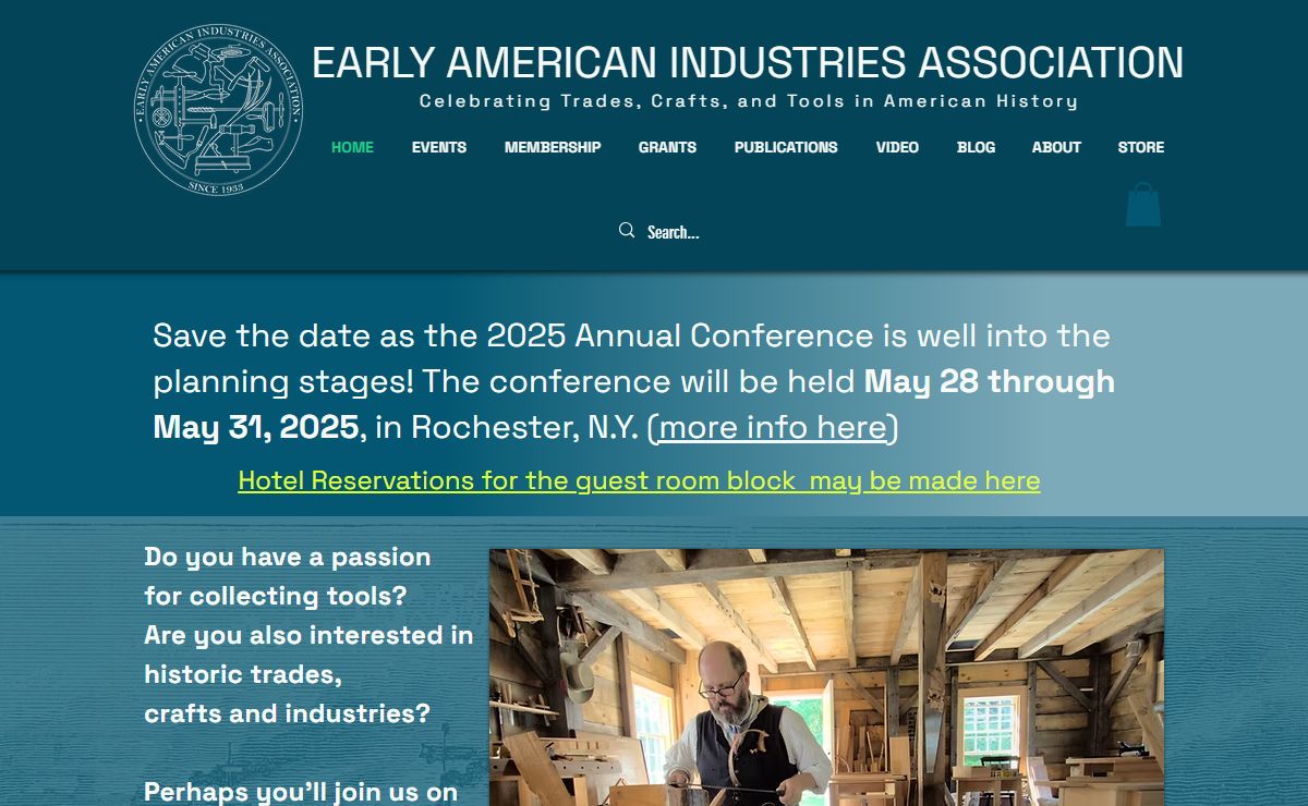 Join EAIA: Discover Historic Trades & Industries