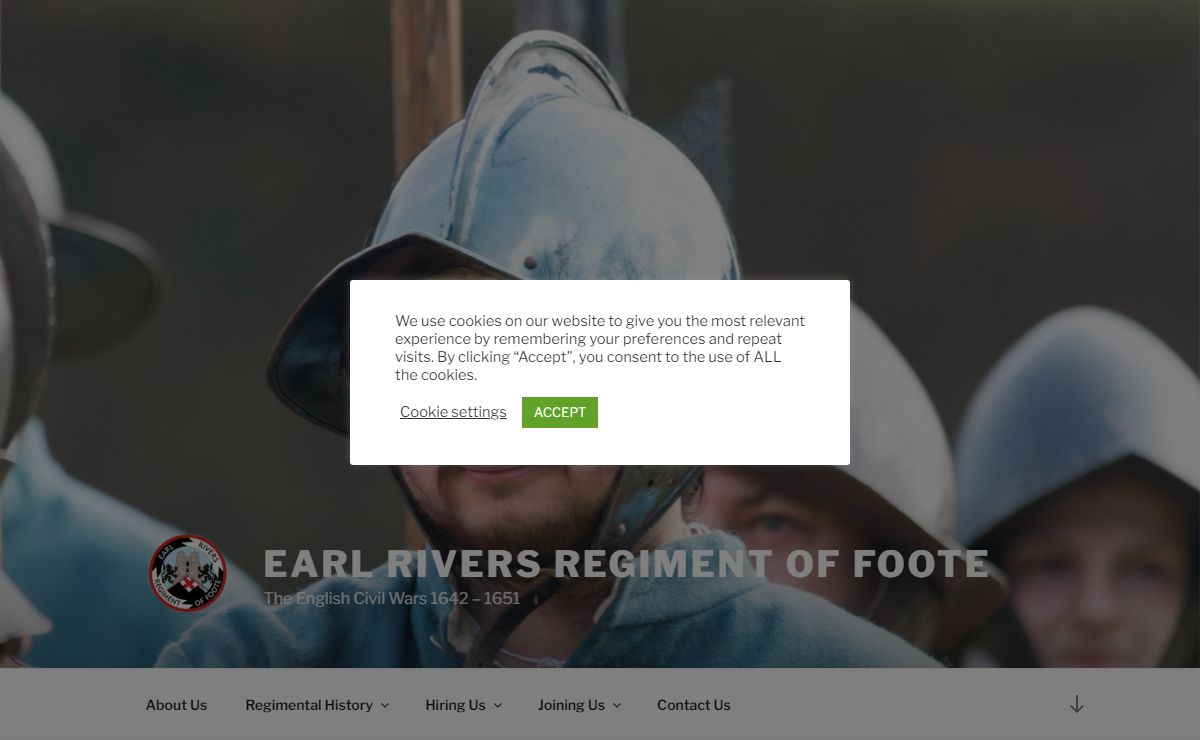 Earl Rivers Regiment of Foote – The English Civil Wars 1642 – 1651