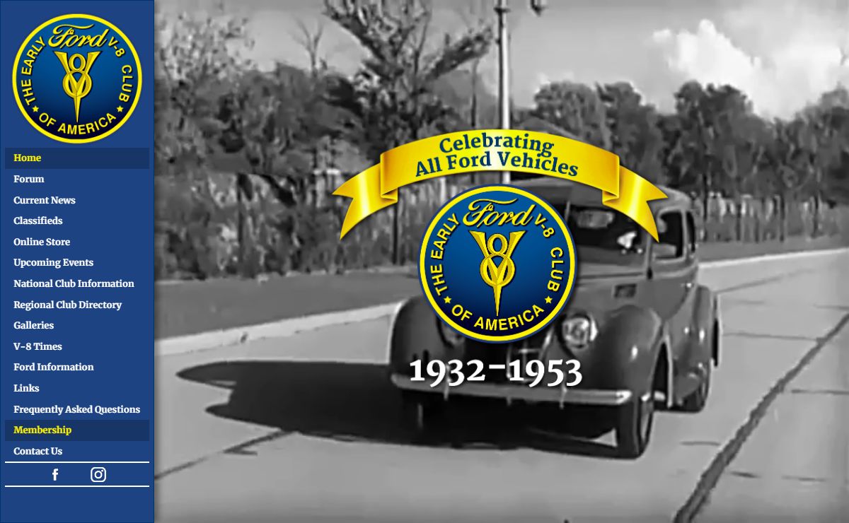 Welcome to Early Ford V-8 Club of America