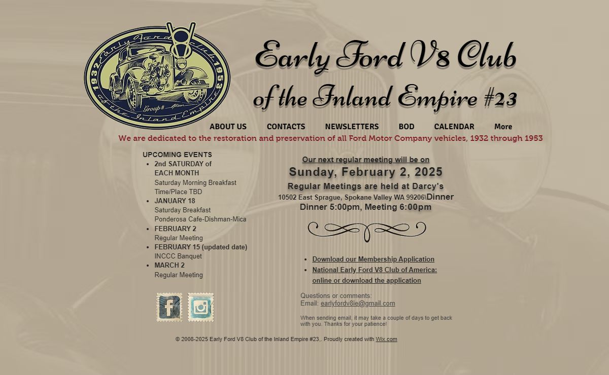 Early Ford V8 Club of the Inland Empire #23