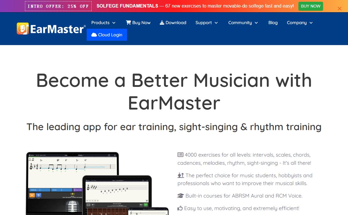 The Leading App for Ear Training, Sight-Singing, and Rhythm - EarMaster