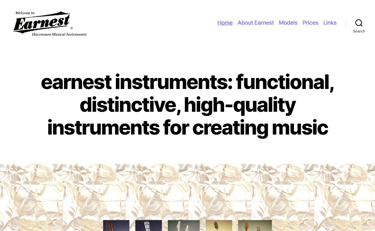 earnest instruments: functional, distinctive, high-quality instruments for creating music - Earnest Uncommon Musical Instruments