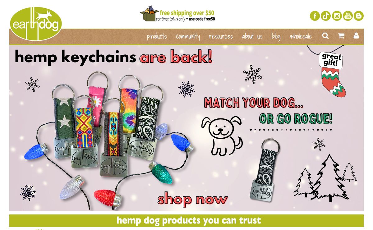 Eco Friendly | Hemp Products | Dog Collars Made in the USA