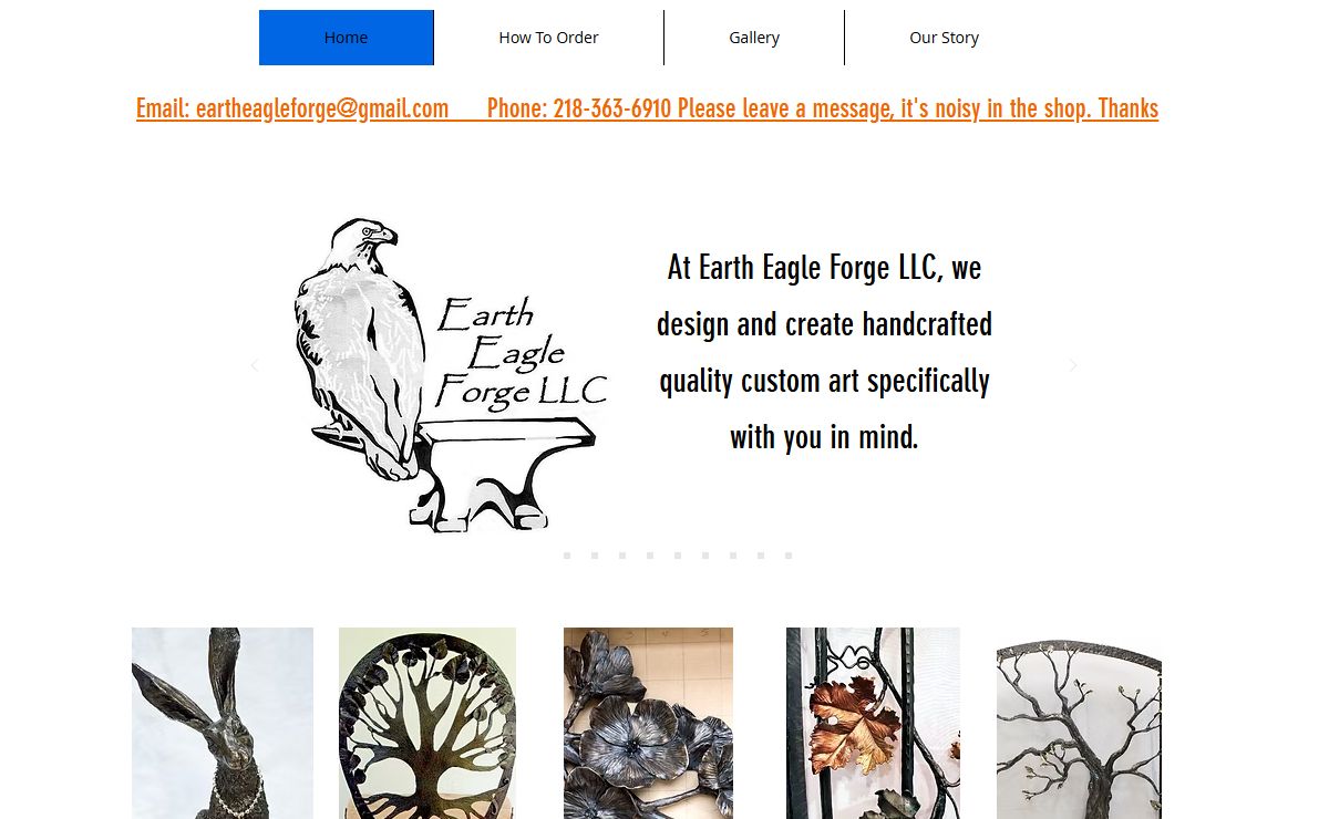 Earth Eagle Forge LLC , Sculptor, Sculpture, wrought iron, custom made, artist