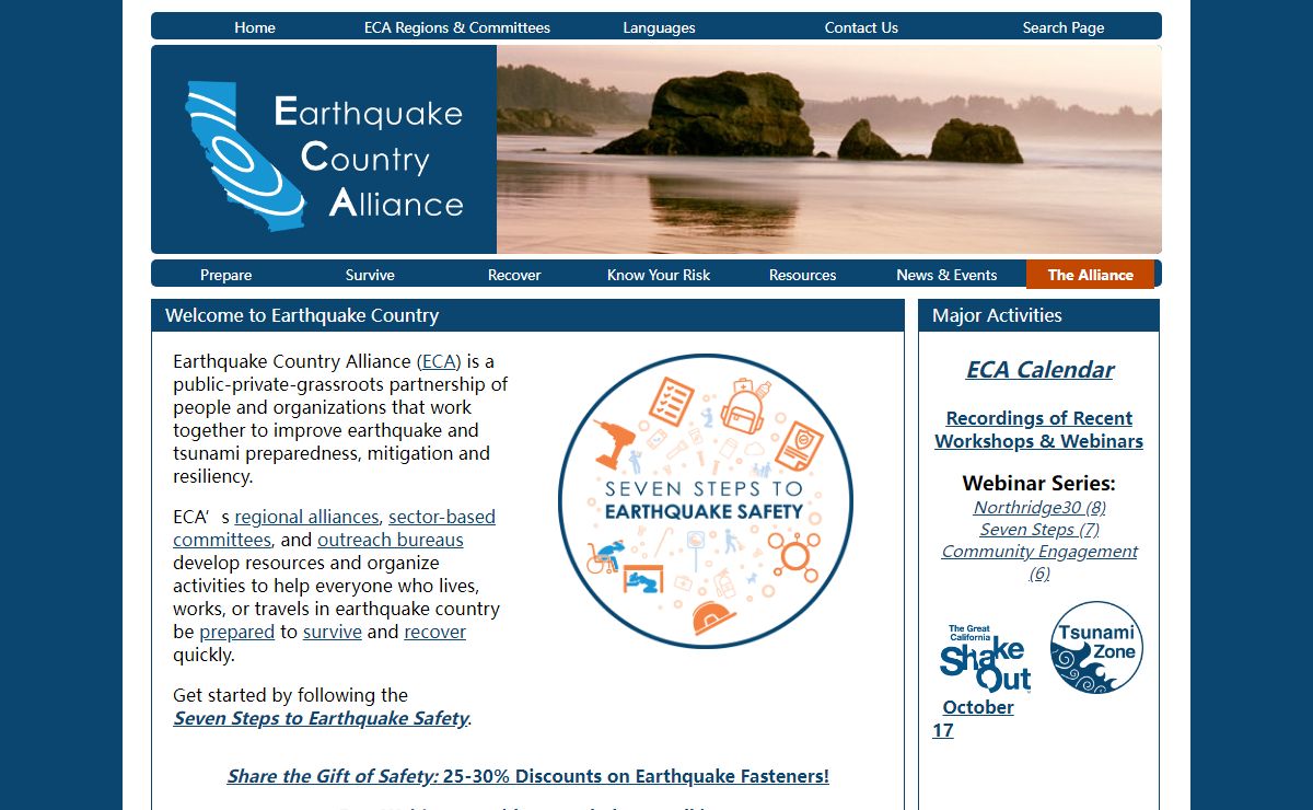 Earthquake Country Alliance: Welcome to Earthquake Country!