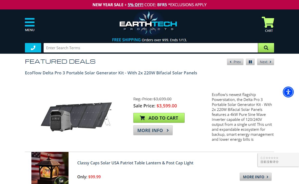 Portable Solar Power - Solar Products - Solar Lights - Earthtech Products