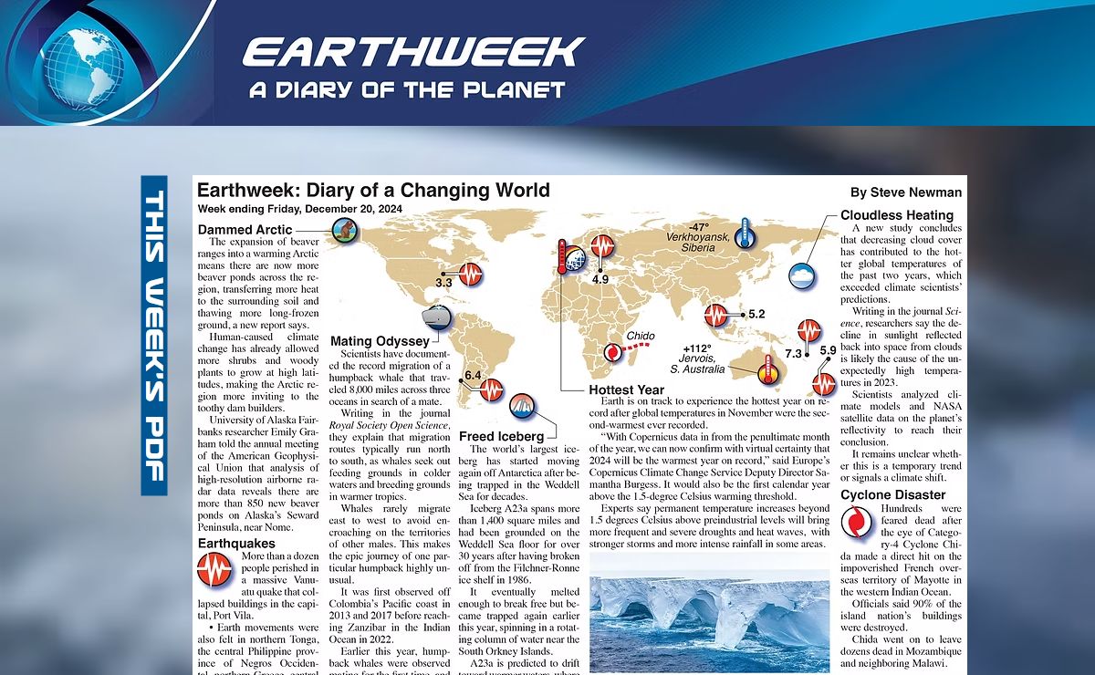EarthWeek - A Diary of the Planet. Nature Climate Change Environment