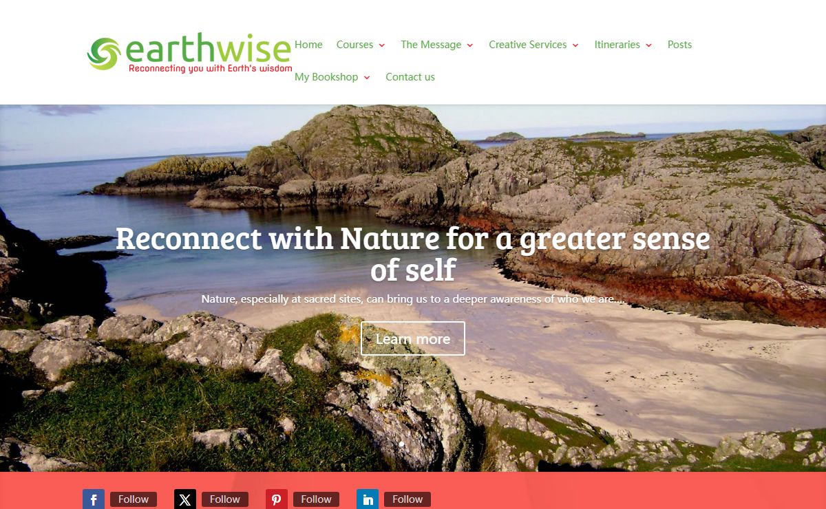 Earth spirituality tours Ireland Scotland with author and guide
