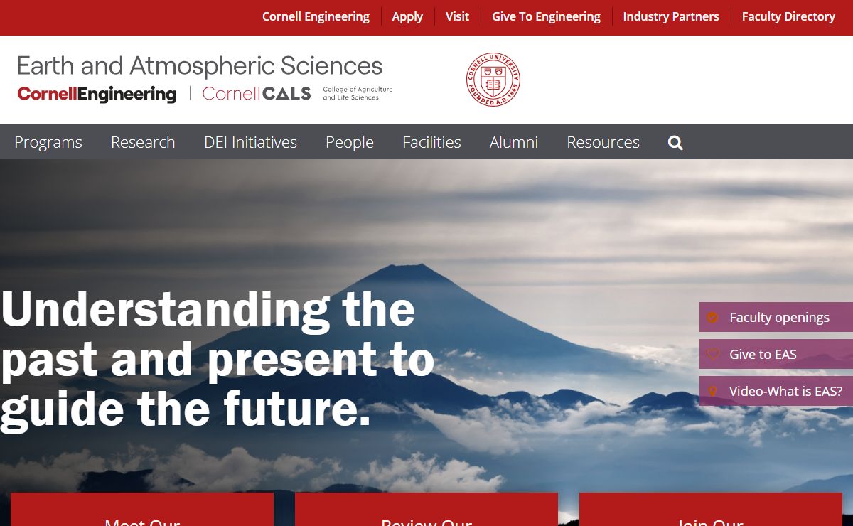 Earth and Atmospheric Sciences | Earth and Atmospheric Sciences