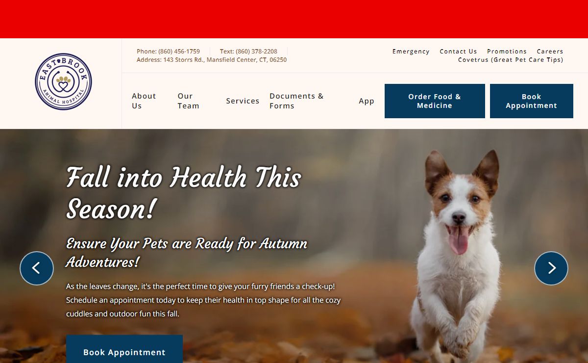 Animal Hospital in Mansfield Center, CT | East Brook Animal Hospital
