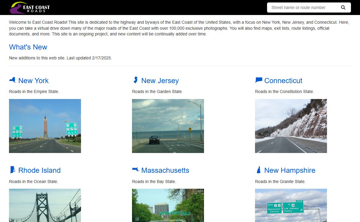 East Coast Roads