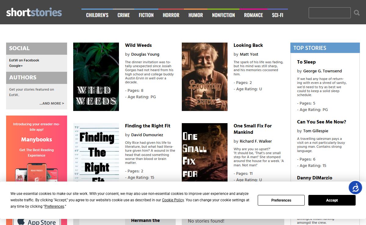 Front page Stories | East of the Web