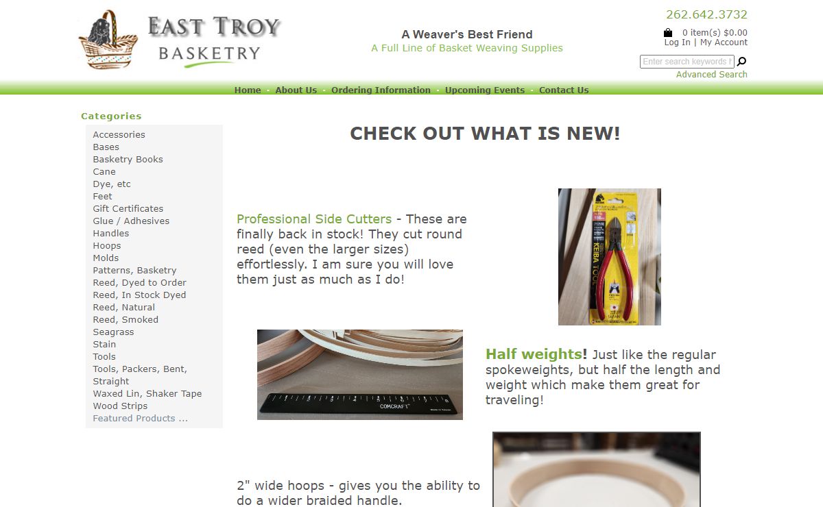 East Troy Basketry Co., A Weaver's Best Friend