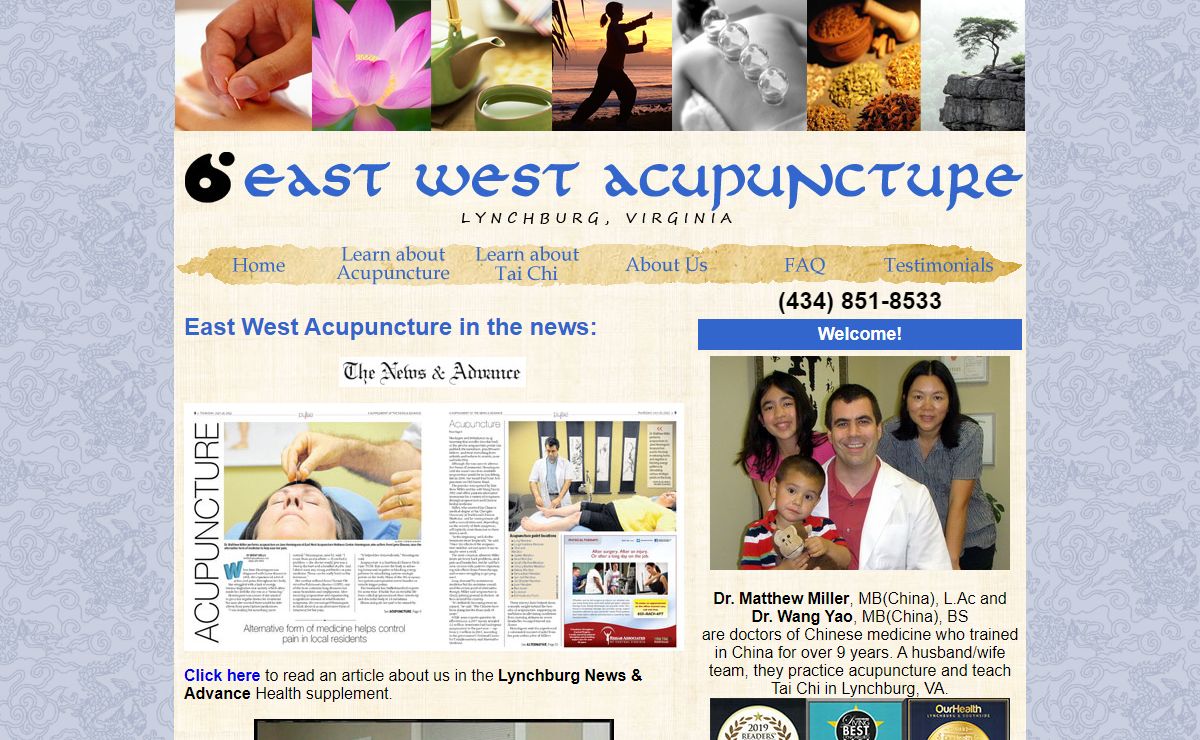 Lynchburg Acupuncturist East West Acupuncture Lynchburg Virginia