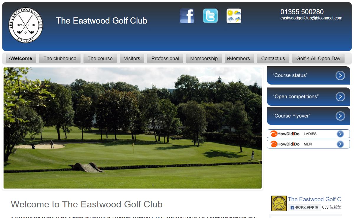 Eastwood Golf Club | Newton Mearns | Glasgow | Scotland