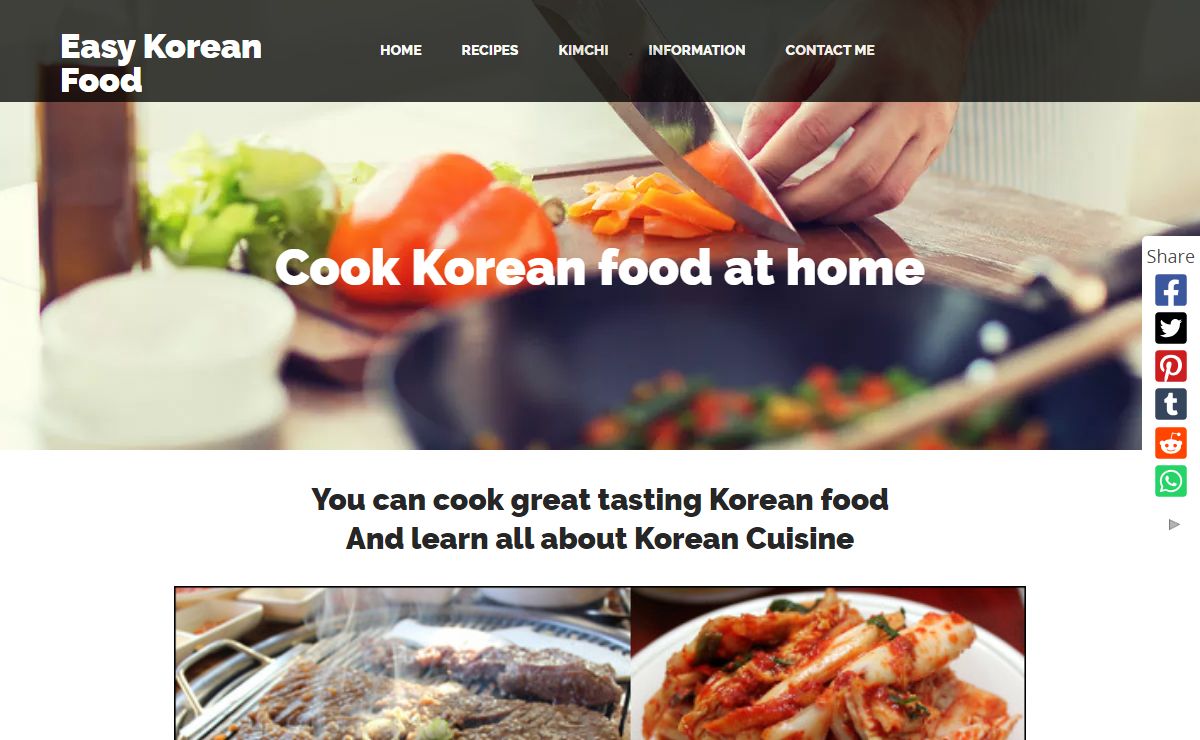 Easy Korean Food: Learn About Korean Cooking And Cuisine with Recipes & Pictures