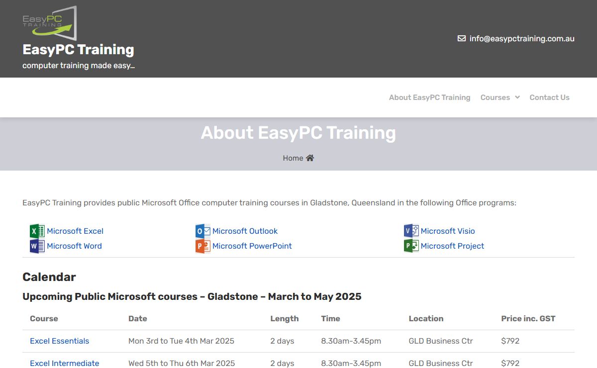 About EasyPC Training - EasyPC Training