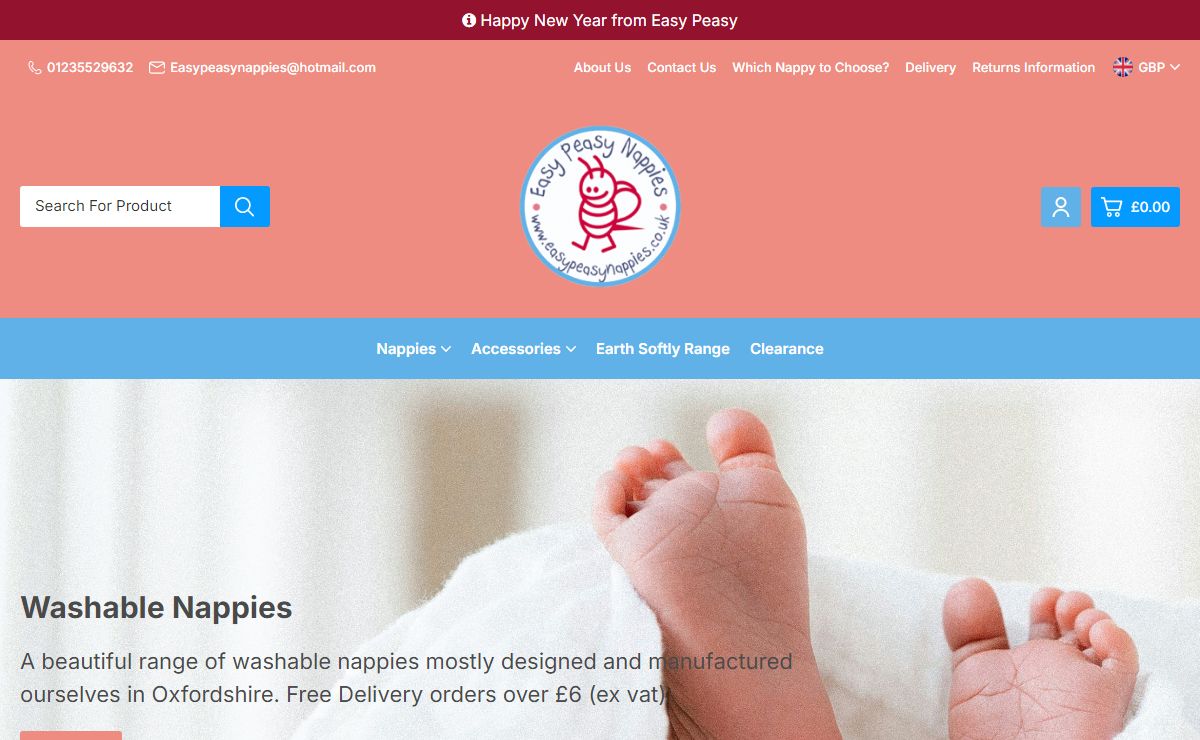Easy Peasy Nappies makes washable nappies affordable with bumble and bimble nappies. Also boosters, nappies, and baby accessories
