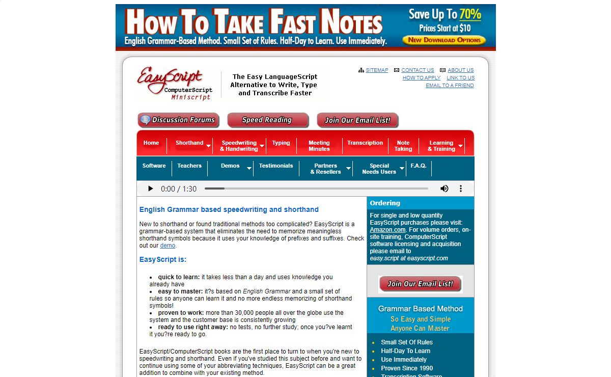 Shorthand Made Easy - Speed Writing, Typing, Note-taking at EasyScript