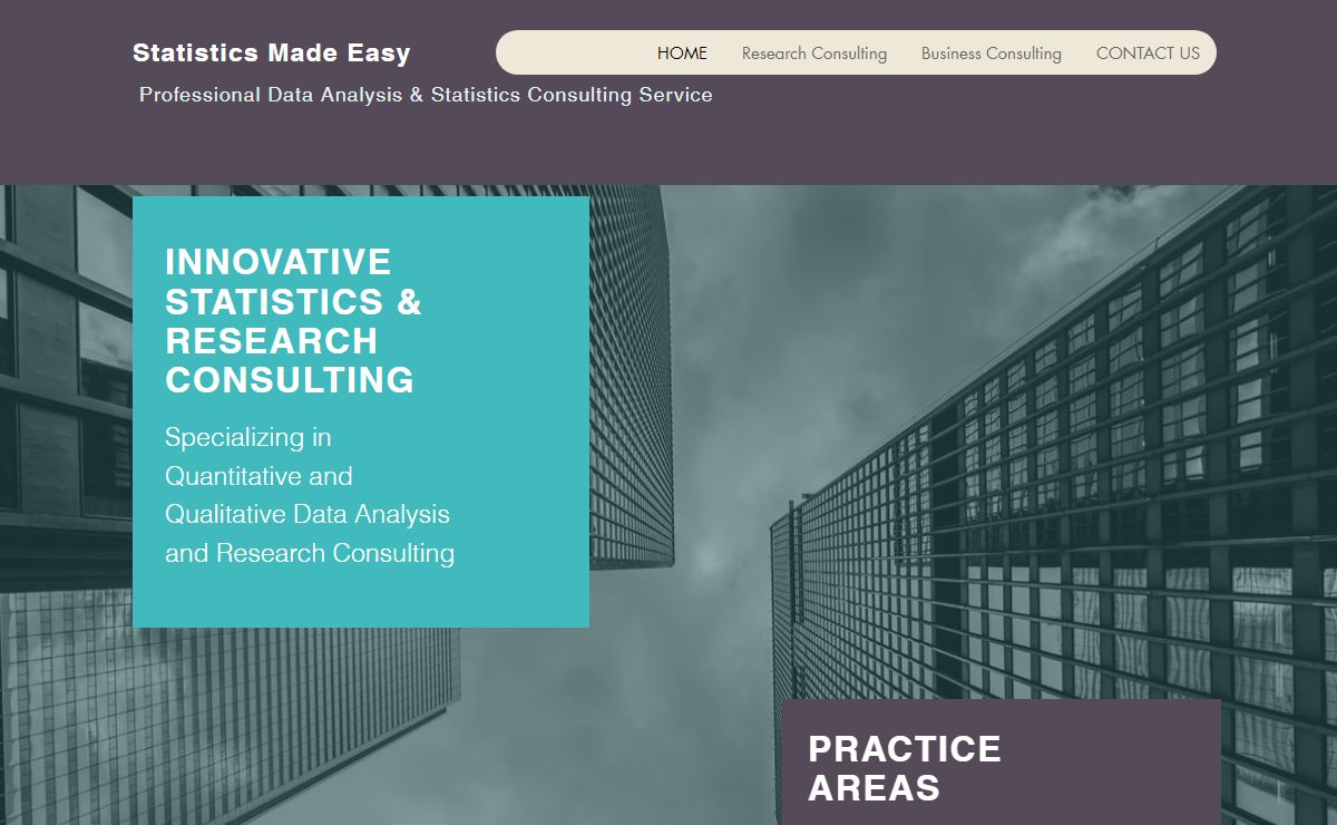 Statistics Consulting | Fisher Statistics Consultancy Limited | Edinburgh