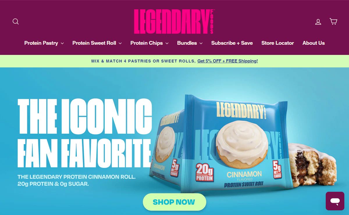 Legendary Foods // High Protein & Low Net Carb Snacks