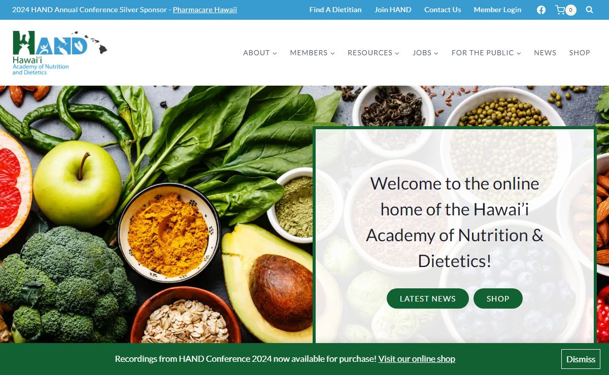 Hawaii Academy of Nutrition & Dietetics | an affiliate of the Academy of Nutrition and Dietetics
