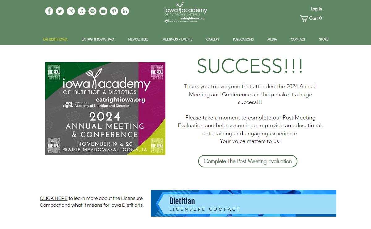 Iowa Academy | Iowa Academy Of Nutrition And Dietetics