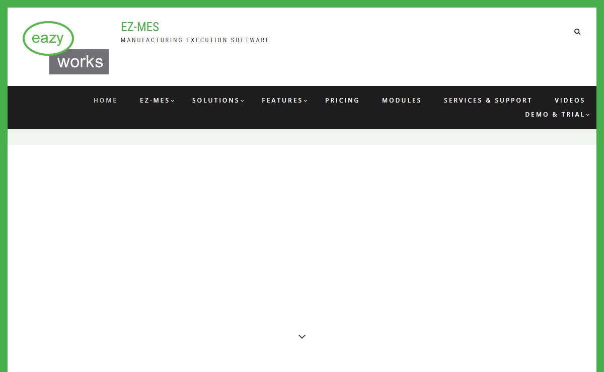 EZ-MES Manufacturing Execution System with native Cloud support