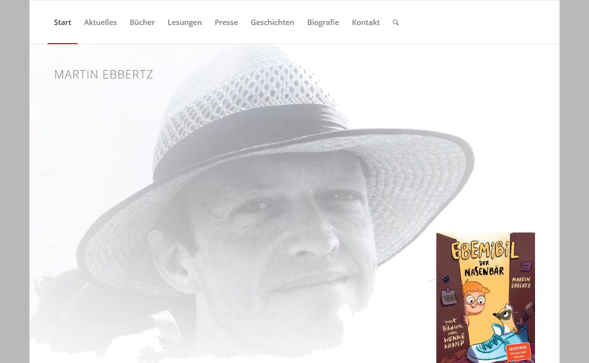 Martin Ebbertz - Schriftsteller, Dichter, Autor und Verleger usw. - Autor und Verleger
