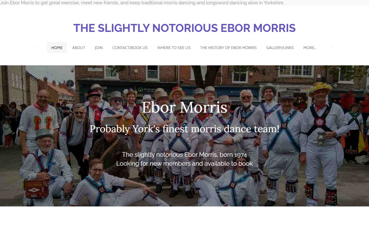 The Slightly Notorious Ebor Morris - Ebor Morris, York, Yorkshire